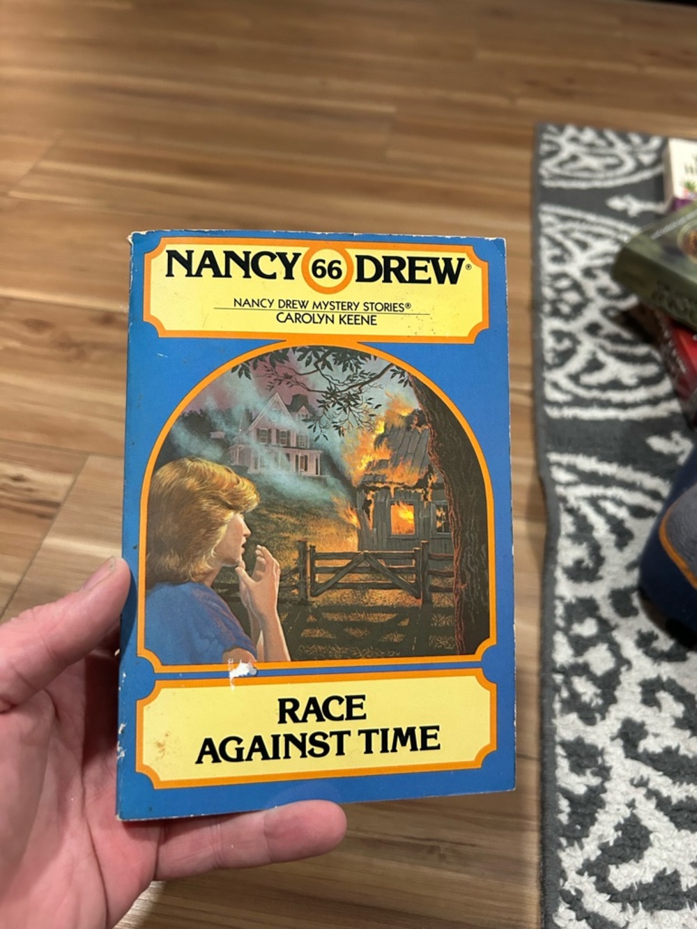 Nancy Drew #66 “Race Against Time” Vintage Paperback Novel